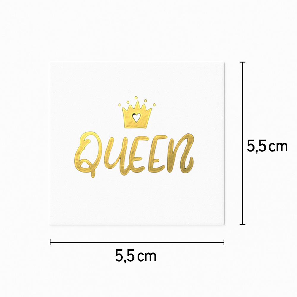 Tattoo golden queen