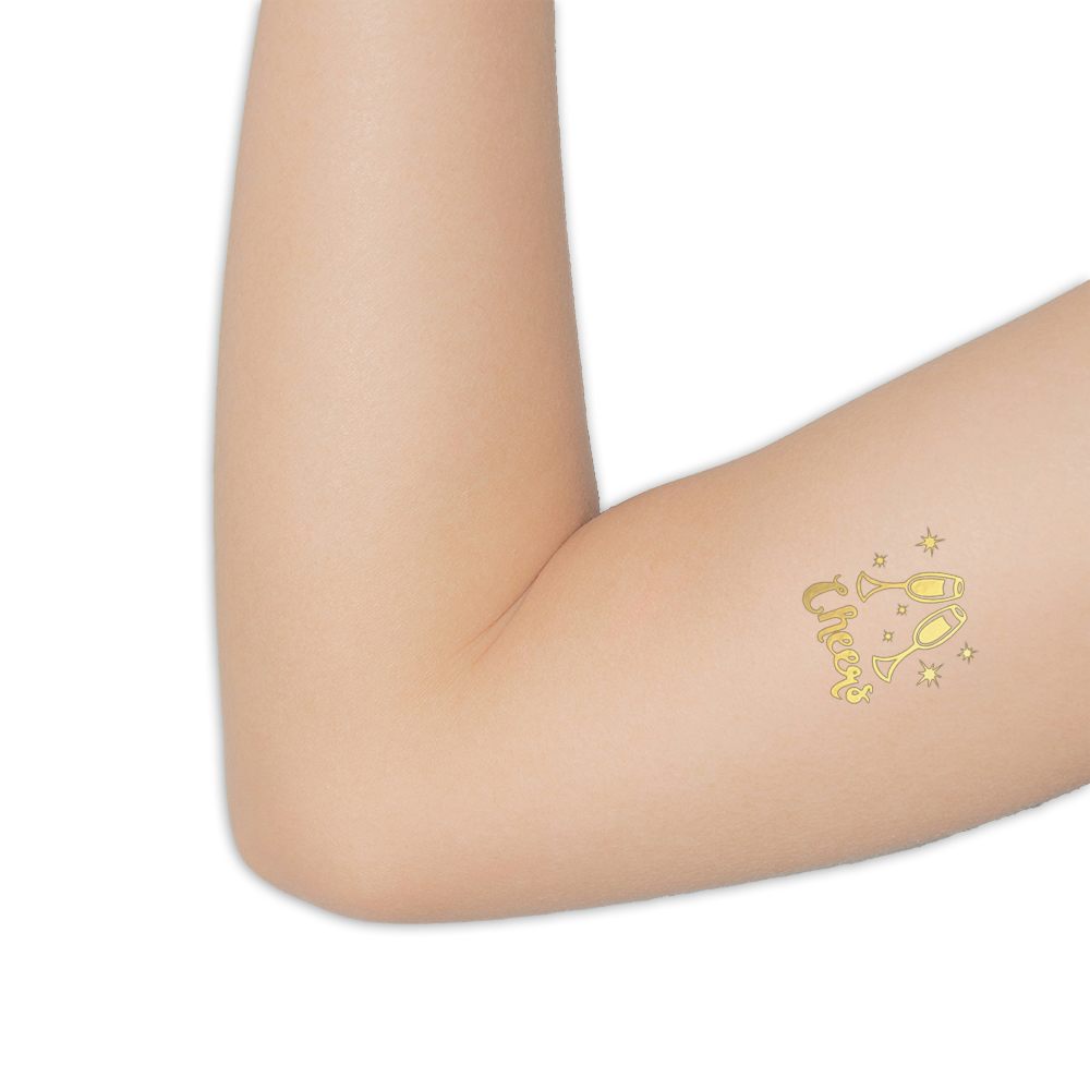 Tattoo golden cheers - Image 2