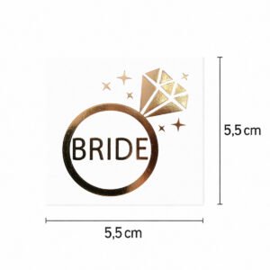 Tattoo golden bride ring