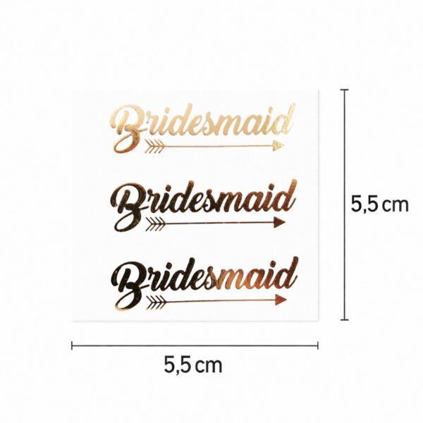 Tattoo golden bridesmaid