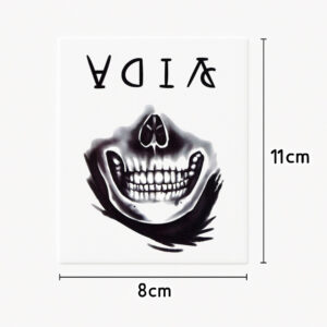 Hand/vinger tattoo crazy smile