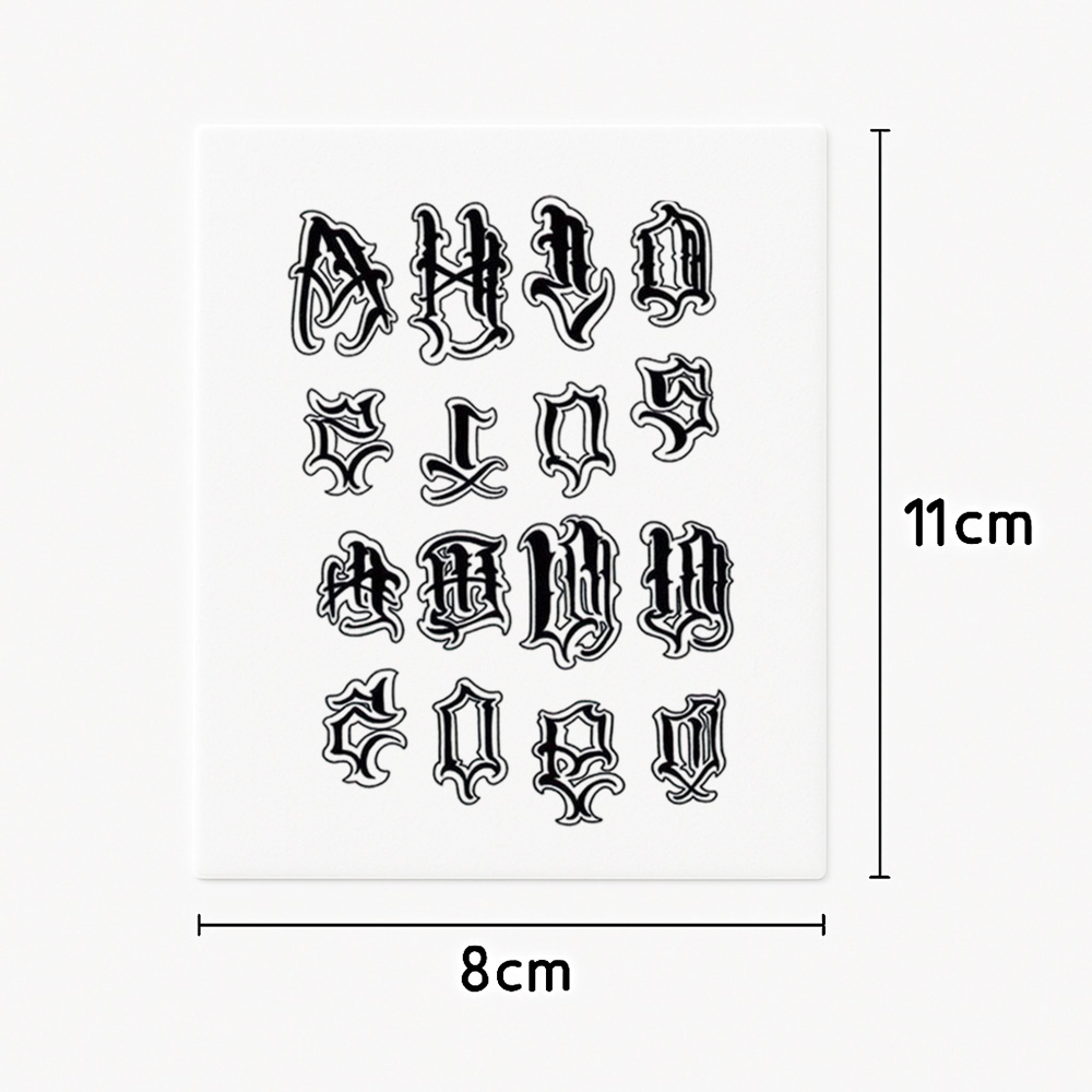 Vinger tattoo characters