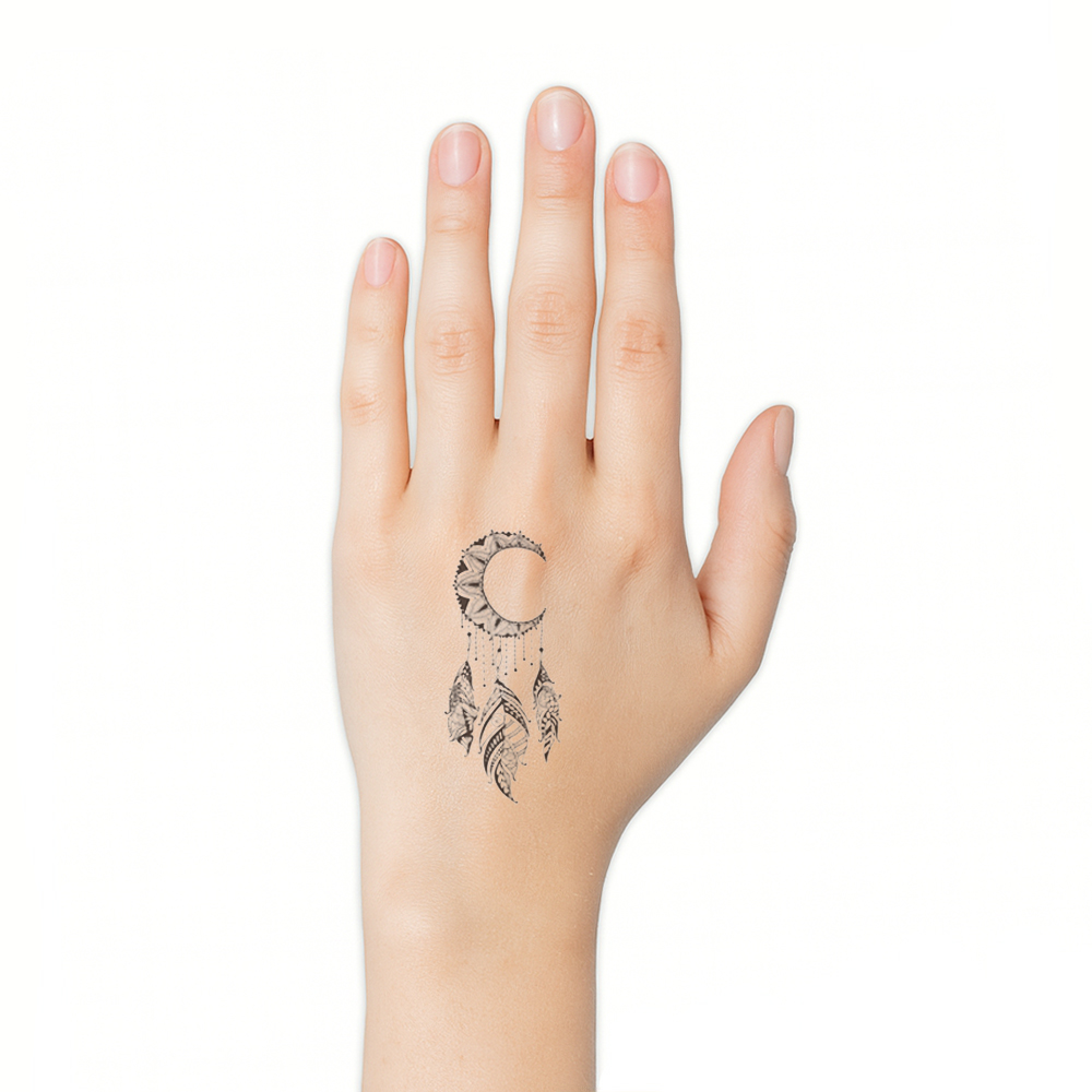 Hand tattoo dream catcher - Afbeelding 2