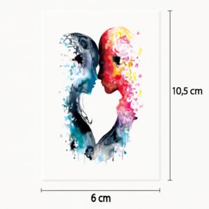 Tattoo artistic kiss