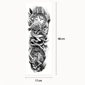 Tattoo sleeve deadly time