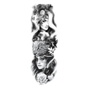 Tattoo sleeve full moon
