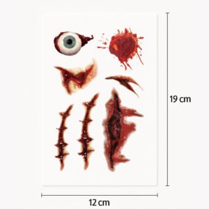 Tattoo bloody eyeball