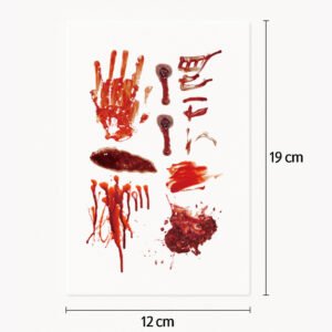 Tattoo bloody handprint