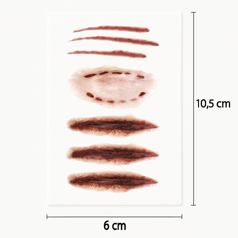 Tattoo multiple wounds