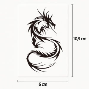 Tattoo black dragon