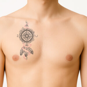 Tattoo gracefull compass
