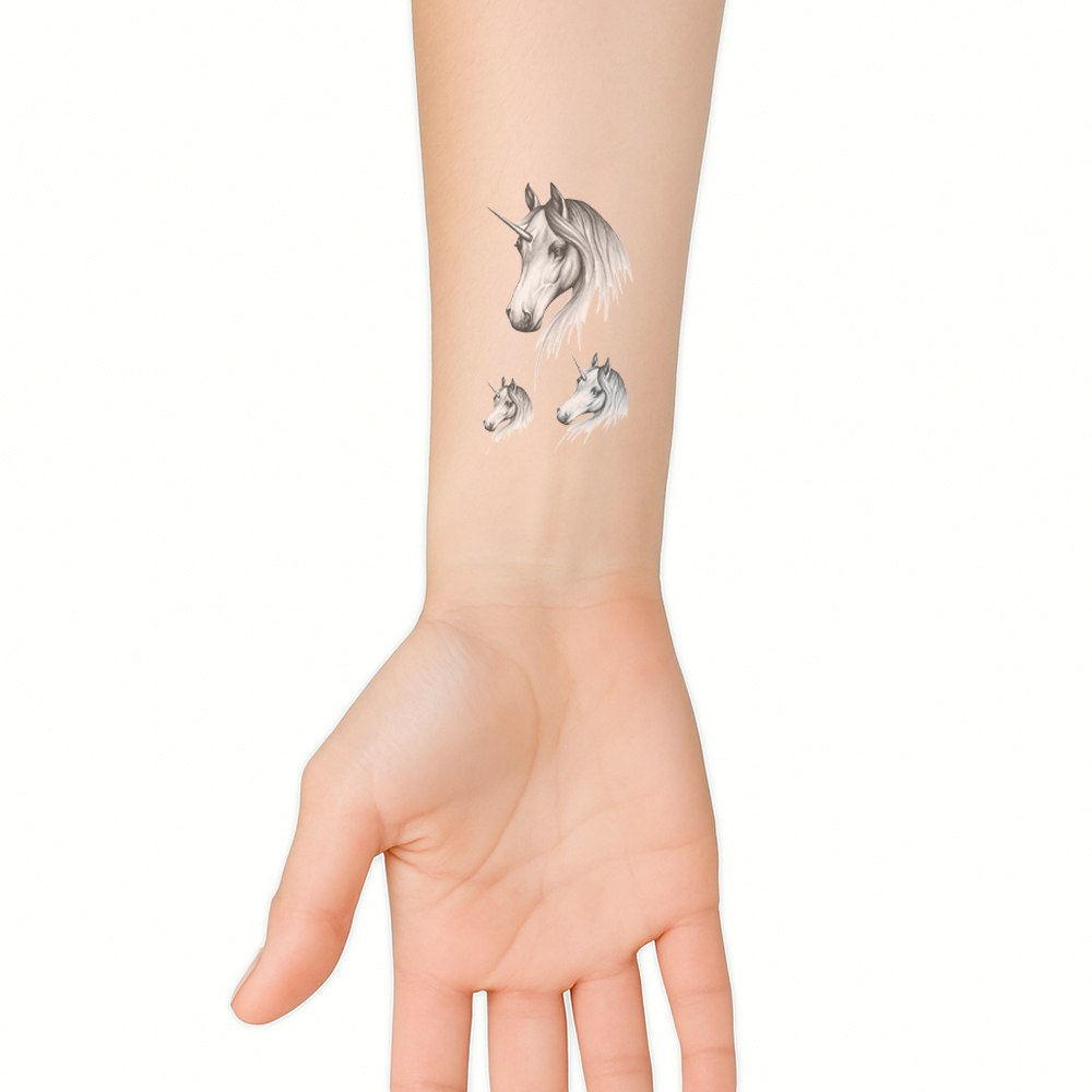 Tattoo triple unicorn - Image 2