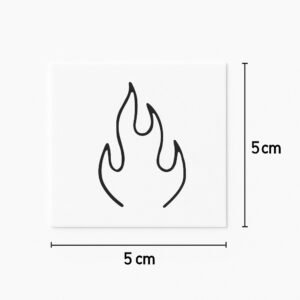 Tattoo burning fire