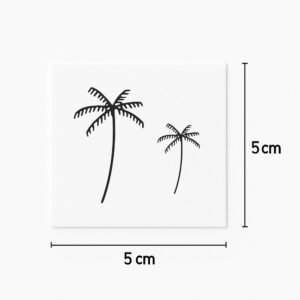 Tattoo double palm tree