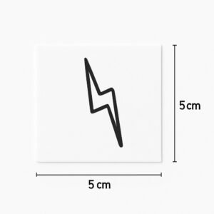 Tattoo lightning
