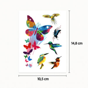 Tattoo flown butterfly