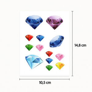 Tattoo candy diamonds