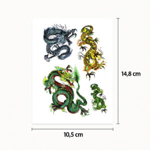 Tattoo little dragons