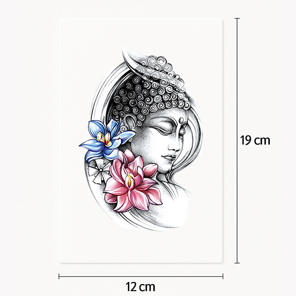 Tattoo kleurrijke Boeddha