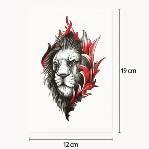 Tattoo angry tiger