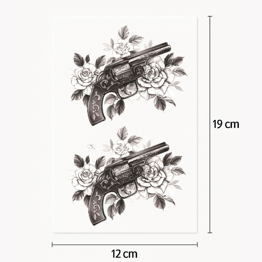 Tattoo guns and roses
