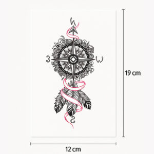 Tattoo gracefull compass